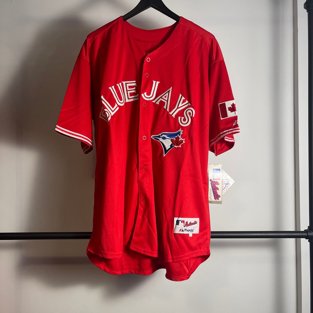 Men's Majestic Toronto Blue Jays Reyes size 56